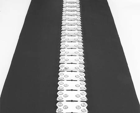 RivetSolidPlateBR6onBelt Flexco® Rivet Solid Plate Fastening System