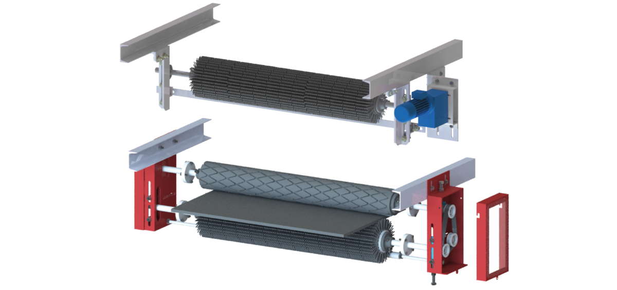 JIMWAY Brush Belt Cleaner