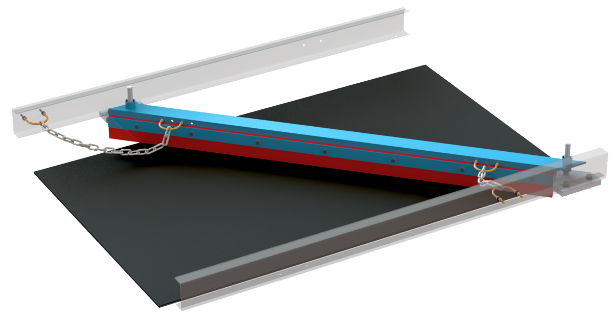 Diagonal Plow Belt Cleaner JIMWAY Diagonal Plow Belt Cleaner